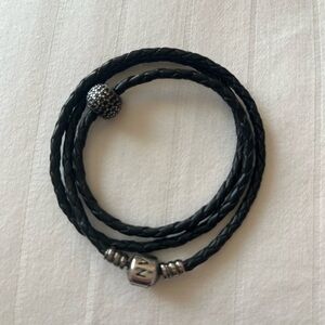 Wrap leather cord bracelet